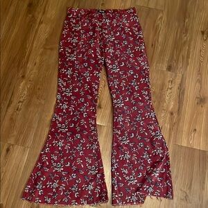 Blue B Floral Flare Pants